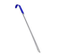 BESPORTBLE Shoe Horn Long Inoxydable avec Poignée Ergonomique pour Personnes Âgées et Femmes Enceintes Aide Chaussure Durable Acier Inox Outil Douleur pour Bottes et Baskets Bleu