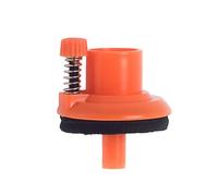 BESPORTBLE Siège de cymbale charleston en plastique orange WC30A | Surface lisse, poids léger pour une pose stable, améliore le son de la cymbale, accessoire de batterie
