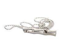 BESPORTBLE Sifflet de Dressage Silencieux pour Chien en INOX, Sifflet de Camping Léger Chaînette, Outil de Formation pour Chiens Portable pour Randonnée et Animaux de Compagnie