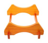 BESPORTBLE Socle Rustique en Bois Massif pour Tonneau à Vin 5 L Marron Clair Support Décoratif Polyvalent pour Porte-Bouteilles, Casier à Vin de Table, Rangement Bar Maison et Présentation