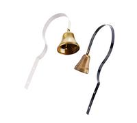 BESPORTBLE Sonnette De Dressage pour Chien - Lot De 2 Sonnettes en Métal Idéales pour Lapprentissage De La Propreté La Communication avec Les Animaux Et Lutilisation en Magasin Ou À Lhôtel