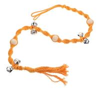 BESPORTBLE Sonnette Suspendue pour Animaux de Compagnie mangeoire Mise Sonnette de Porte Sonnette Professionnelle pour Animaux de Compagnie Accessoires de Corde de Coton Yellow