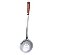 BESPORTBLE Spatule à Riz Ménagère en Acier Inoxydable Manche en Bois Ergonomique, Pelle à Main Multifonction pour Cuisson et Service, Ustensile la Cuisine Professionnel Résistant