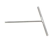 BESPORTBLE Spatule Acier Inoxydable pour Crêpes Forme T Étaleur Pâte Crêpière Ergonomique Répartiteur Pâte pour Pancakes et Omelettes Outil Cuisine Résistant et Lisse