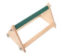 BESPORTBLE Stand D'oiseau Perchoirs Rester Volière Perche Cage Perroquet Support Debout D'oiseau Perchoir à Oiseaux Stand De Jeu d'oiseaux Perchoir D'entraînement pour Perruches en Bois