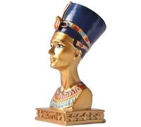 BESPORTBLE Statue Égyptienne en Résine 20 CM Sculpture Décorative Artisanale de Cléopâtre Figure de L'Égypte Ancienne pour Décoration de Bureau et Table Ornement Unique pour Intérieur