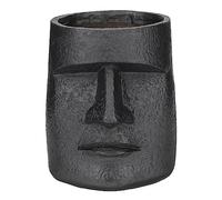 BESPORTBLE Statue en forme de tête d'île de Pâques - Pot de fleurs - Décoration d'intérieur