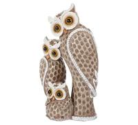 BESPORTBLE Statuette Hibou Réaliste pour Jardin Décoration Hibou Extérieur Décoratif pour Cour