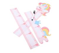 BESPORTBLE Sticker Mural Toise de Croissance Animaux Dessin Animé Garçon et Filles Pvc Coloré Chambre Bébé Autocollant Mesure Hauteur Suivi Croissance