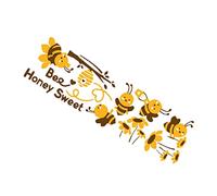BESPORTBLE Stickers Muraux Abeille Petit Modèle Autocollant Mural Cartoon pour Chambre Garçon Fille Décoration DIY Facile à Poser pour Salon et Crèche