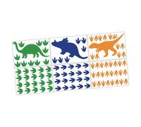 BESPORTBLE Stickers Muraux Dinosaure Décor Chambre Autocollants Amovibles PVC Étanche pour Salon et Chambre