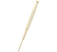 BESPORTBLE Stylo Acupuncture Oreille Cuivre Solide avec Pointe Ronde et Mécanisme à Ressort pour Repérage Précis et Pression des Points Auriculaires
