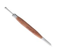 BESPORTBLE Stylo Nail Art Double Tête en Bois et Métal pour Designs Professionnels, Utilisation Longue Durée et Douceur, pour Créer de Beaux Motifs la Maison