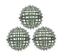 BESPORTBLE Support à Plantes en Plastique 15 Cm, Lot de 3 Cadres pour Composition Topiaire, Support à Boules Topiaires pour Jardin, Terrasse et Décoration Mariage, Présentoir Polyvalent