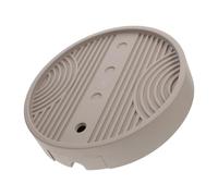 BESPORTBLE Support à roulettes pour Pots de Fleurs Rond 28,5Cm Bac Amovible pour Récupération d'eau, Ventilation Concave-Convexe, Charge 120 Kg, Adapté Intérieur et Extérieur