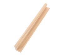 BESPORTBLE Support Bois pour Dominos Plateau Lettre Miroir pour Mexican Train Base Bois Naturel pour Tuiles et Blocs Éducatifs