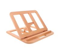 BESPORTBLE Support D’Ordinateur Portable Réglable en Bois de Hêtre Ventilé sur 6 Niveaux, Surélévateur Pliable pour Ordinateur et Tablette Jusqu’à 16 Pouces, Ergonomique pour Bureau, Lecture