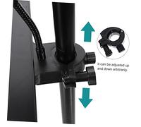 BESPORTBLE Support de Microphone avec Plateau Compatible Live Streaming Corrosion Ajustable pour Micros et Cartes Sonores pour Scènes et Enregistrements