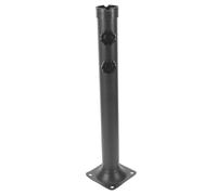 BESPORTBLE Support De Parasol Extérieur Fourreau pour Mât Base Déportée Adaptateur Tube De Fixation pour Terrasse Et Jardin