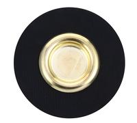 BESPORTBLE Support de Pique Antidérapant pour Violoncelle, Tapis Rond en Nylon Noir, Protection de Sol Résistante et Légère pour Répétitions et Concerts, Accessoire Instrument Musique,