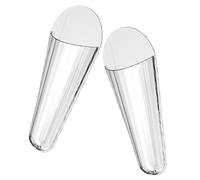 BESPORTBLE Support de Rangement Mural Transparent pour Ciseaux Cuisine Protection Adhésif sans Perçage Lot de 2 Pièces Étagère Murale Pratique pour Bureau et Atelier