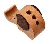 BESPORTBLE Support de Téléphone Portable en Bois Éléphant, Porte-crayon