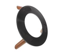 BESPORTBLE Support D'enceinte pour Bureau en Bois Plateau Réglable, Pieds Couleur Noyer, Support Stéréo Robuste pour Studio et Bureau, Solution Compacte pour Enceintes de Monitoring