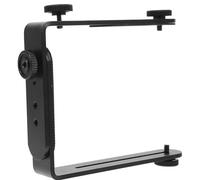 BESPORTBLE Support Double en L en Métal pour Appareil Photo et Flash Cobra, Fixation Stable Vis Pouce, Compatible Trépied et Caméscope, Accessoire Photo Polyvalent pour Studio et Reportage,