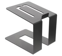 BESPORTBLE Support Métallique pour Haut-parleurs de Bureau Noirs, Pieds D'enceinte Réglables pour Supports D'écran, Compatibles Enceintes de Monitoring et Haut-parleurs D'ordinateur,