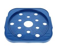 BESPORTBLE Support Mobile pour Bouteille de Propane avec roulettes, Socle Bleu en Acier Robuste, Taille Standard, Chariot Pratique Cuisine et Jardin, Support Stable pour Réservoir de Gaz