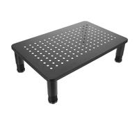 BESPORTBLE Support Moniteur Réglable Rack Élévateur Ordinateur à Niveaux Organiseur Bureau pour Écran PC et Imprimante Dissipateur de Chaleur Intégré Installation sans Outil