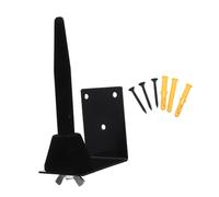 BESPORTBLE Support Mural Noir pour Flûte Traversière et Clarinette en Fer Forgé, Stable et Amovible, Présentoir Robuste pour Instruments à Vent, Accessoire Pratique pour Apprentissage