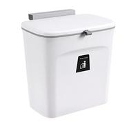 BESPORTBLE Support Mural Poubelle Poubelle Suspendus Peut Petit Sous Évier Ordures Peut pour Armoires De Cuisine Porte avec Couvercle Petit sous Évier Ordures Peut pour Salle De Bains En