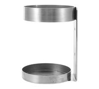 BESPORTBLE Support Mural pour Bouteilles de Shampoing et Gel en Acier Inoxydable, Porte-savonnette Liquide Adhésif et Perforable, Organiseur Salle de Bain Multifonction, Couleur Argenté,