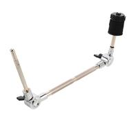 BESPORTBLE Support Pince Extension pour Batterie Bras Métallique Robuste avec Fixation Accessoire Multifonction pour Cymbales Splash et Cloches à Vache Stable pour Kit de Percussion