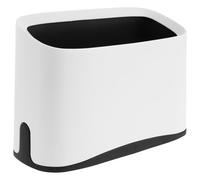 BESPORTBLE Support pour Pelle à Litière en Plastique Blanc Petit Format Boîte de Rangement Compacte Anti-Déversement pour Bac à Litière Accessoire Pratique pour Nettoyage et Organisation