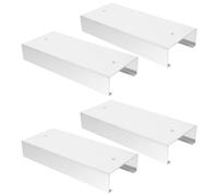 BESPORTBLE Support Suspendu pour Bocaux Mason 4 Pièces Étagère à Conserves Compacte 325 Pouces Rangement la Cuisine sous Placard Optimisé Accessoire Robuste pour Pots à Épices