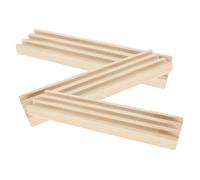 BESPORTBLE Supports à Dominos en Bois pour Train Mexicain Lot De 3 Accessoires De Jeu Support Stable Et Antidérapant pour Affichage De Cartes Et Dominos Bricolage Et Loisirs