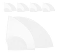 BESPORTBLE Surface Vierge pour Éventail Pliable 33x66 Cm, Lot de 5 Pièces en Papier pour Sublimation Thermique, Ventilateurs Pliants Vierges pour Personnalisation DIY, Événements