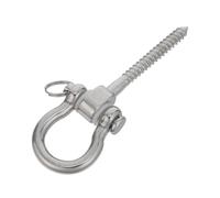 BESPORTBLE Suspendre Accessoire Multifonction en Acier Inoxydable Support Robuste Arc, Fixation Plafond Résistante aux Intempéries pour Hamac et Paquet de pour Balançoire