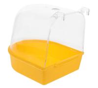 BESPORTBLE Suspendue pour Oiseaux - Accessoire De Bain en Tube pour Perroquets - Canaris Et Perruches Boîte De Bain Pratique pour Cage Idéal pour Le Bien Être des Oiseaux De