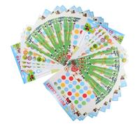 BESPORTBLE Tableau D’Apprentissage Propreté Autocollants pour Garçon et Filles 2 Ensembles Réutilisables Papier Résistant Récompenses pour Tout-Petits Garçons et Filles pour