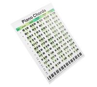 BESPORTBLE Tableau d'Accords de Piano d'Accords pour Débutants Affiche Pratique en Papier Support d'Apprentissage Musical Accessoire pour Pianistes