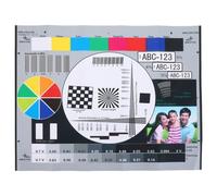 BESPORTBLE Tableau de Test de Mise Point D'objectif 40x30 Cm Mire de Test d'image Haute Résolution en Matériau Solide Outil D'étalonnage des Couleurs pour Caméra de Surveillance