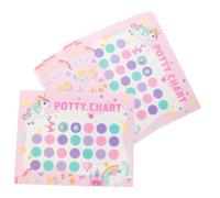 BESPORTBLE Tableau Entraînement Toilettes pour Tout-petits avec Autocollants Réutilisables Encourage Indépendance et Routine Régulière Matériaux Doux pour Sécurité Garçon Fille