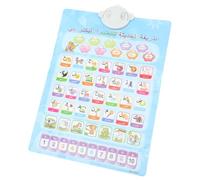 BESPORTBLE Tableau Interactif Alphabet Arabe et Anglais Éducatif Mural Sonore pour Apprentissage Garçon Fille Affiche Colorée pour Classe