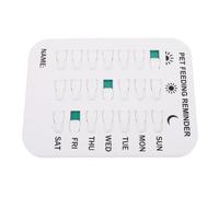 BESPORTBLE Tableau Magnétique Blanc de Rappel Le Chien, ABS | Planning Visible Frigo, Limite les Repas Oubliés ou Doublés, pour Stations et Foyers Multi-animaux