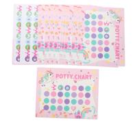 BESPORTBLE Tableau Récompense Apprentissage Propreté Garçon Fille avec Autocollants Réutilisables pour Garçon Fille Encouragement Indépendance Toilettes