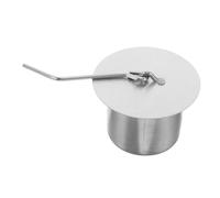 BESPORTBLE Tabletop Fire Pit with Extinguisher Lid Stainless Steel Mini Fireplace Insert for Indoor and Outdoor Use Easy Installation and Safety Protection