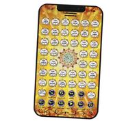 BESPORTBLE Tablette D’Apprentissage de L’Arabe pour Garçon et Filles, Jouet D’éveil Interactif en Plastique, Vocabulaire et Jeux Éducatifs, Petite Enfance